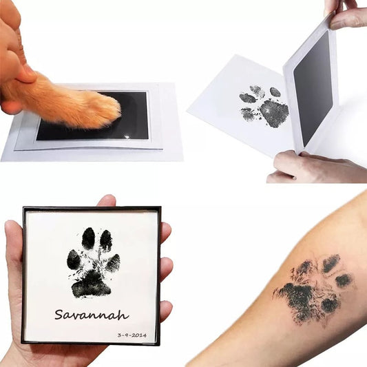 Safe Non toxic paw prints  No Touch Skin Inkless Ink